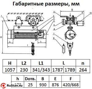 Таль электрическая TOR ТЭК (CD) г/п 3,2 т 30 м фото №3 Таль электрическая TOR ТЭК (CD) г/п 3,2 т 30 м фото №3