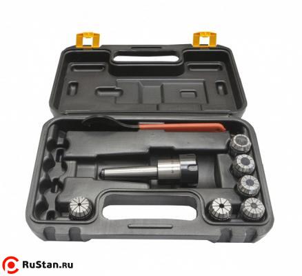 Цанговый патрон МТ2-ER25/6 PCS с набором цанг (4,6,8,10,12,16 мм) фото №1 Цанговый патрон МТ2-ER25/6 PCS с набором цанг (4,6,8,10,12,16 мм) фото №1