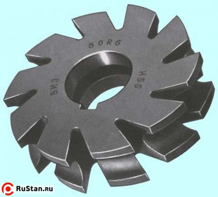 Фреза Вогнутая 100х27х32 R8,0 Р6М5 Z=10  тип2 фото №1