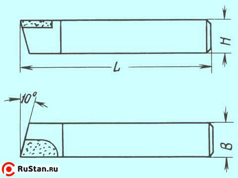 Резец Проходной упорный прямой 32х20х140 Т15К6 фото №1