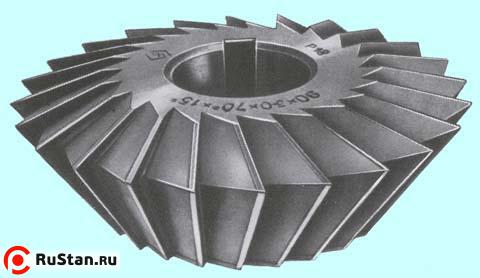 Фреза Двухугловая несимметричная  63х12х22мм, 75°(60°+15°) Р6АМ5 Z=20 "CNIC" фото №1
