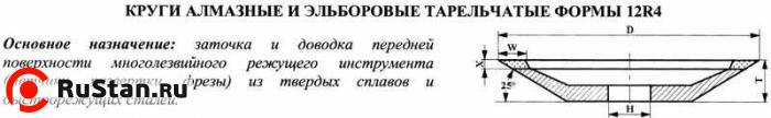 Круг алмазный 12R4 (тарельчатый) 125х3х2х13х32 АС4 125/100 100% В2-01 12,0 карат фото №1 Круг алмазный 12R4 (тарельчатый) 125х3х2х13х32 АС4 125/100 100% В2-01 12,0 карат фото №1