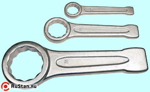 Ключ Накидной 55 односторонний ударный, цинк CrV (SR009) "CNIC" фото №1 Ключ Накидной 55 односторонний ударный, цинк CrV (SR009) "CNIC" фото №1