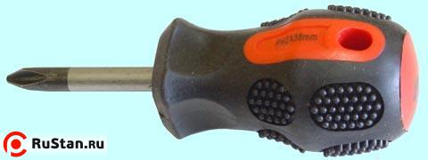 Отвертка Крестовая  №2 100мм (р.ч. 38мм) с магнитным наконечником "CNIC" (KT 2118-7) фото №1