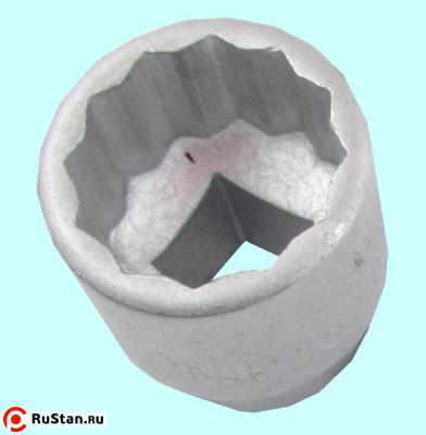 Головка торцевая сменная дюймовая     5/8" (12,5мм-1/2") сталь 45 "CNIC" фото №1