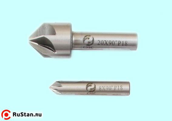Зенковка d 16,0х20.0х 56 конус  90° dхв=10мм Р18 ц/х Z=6 DIN335A "CNIC" фото №1