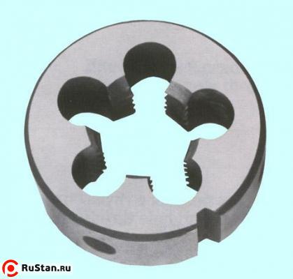 Плашка Дюймовая     7/8"- 9  55° 9ХС 9 ниток/дюйм, dнар. 55мм резьба Уитворта фото №1