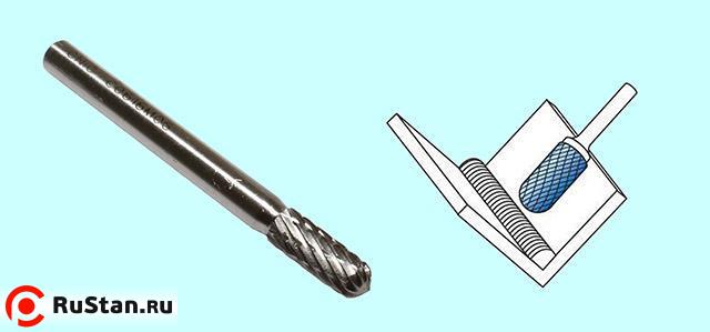 Борфреза сфероцилиндрическая d 6х16х6х65 R3 Р6М5 Х-образн. насечка "CNIC" (C06 16М06) фото №1 Борфреза сфероцилиндрическая d 6х16х6х65 R3 Р6М5 Х-образн. насечка "CNIC" (C06 16М06) фото №1