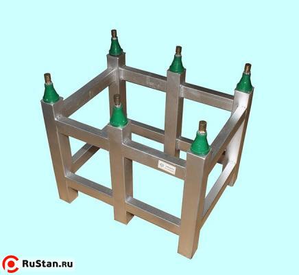 Станина (стенд) монтажная для плиты  800х 600мм 6 опор регулировки "TLX" фото №1