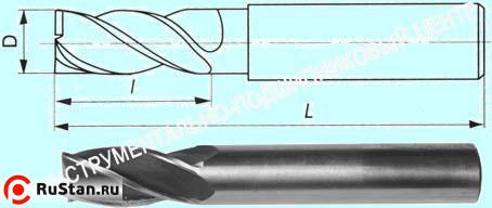 Фреза Концевая d18,0х 32х 92 ц/х Р6М5К5 Z=3 "CNIC" dхв-16мм фото №1