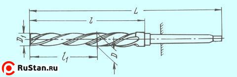 Развертка d11,0х 7,0x100х180 к/х котельная машинная Р6М5 КМ1 фото №1