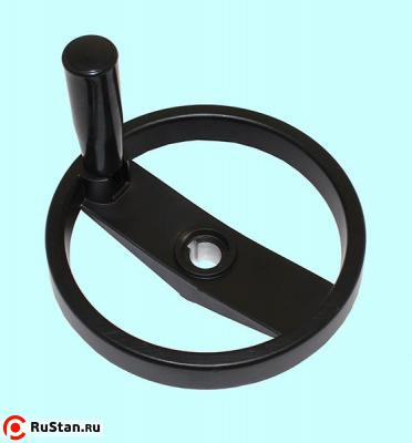 Маховик 160х16х48х5мм (DxdxHxb) с 2-мя спицами, алюминий "TLX" с откидной ручкой фото №1 Маховик 160х16х48х5мм (DxdxHxb) с 2-мя спицами, алюминий "TLX" с откидной ручкой фото №1