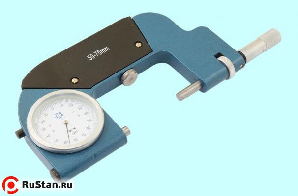 Скоба Рычажная СРП- 75, 50-75 мм (0,001мм) "TLX" фото №1 Скоба Рычажная СРП- 75, 50-75 мм (0,001мм) "TLX" фото №1