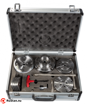 CK-4.5Z/S1 114 мм 4-х кулачковый токарный патрон по дереву в наборе фото №2 CK-4.5Z/S1 114 мм 4-х кулачковый токарный патрон по дереву в наборе фото №2