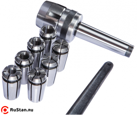 Цанговый патрон с набором цанг МК-3 Ø 4, 6, 8, 10, 12, 14, 16 мм фото №3 Цанговый патрон с набором цанг МК-3 Ø 4, 6, 8, 10, 12, 14, 16 мм фото №3