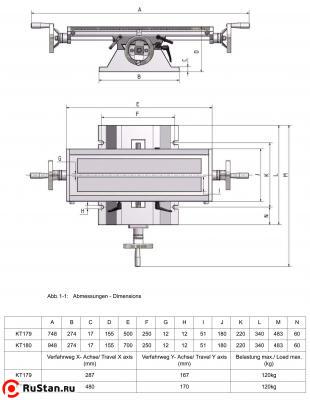 Стол KT179 размеры фото №2 КТ179 фото №2