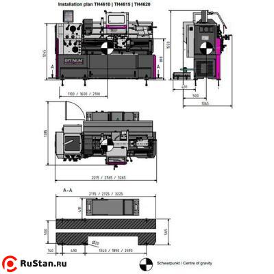 Станок токарный винторезный OPTIturn TH4615D фото №3 OPTIturn TH4615D фото №3