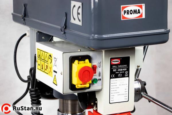 Промышленный сверлильный станок с функцией резьбонарезания PROMA BZ-25B/400 фото №2 PROMA BZ-25B/400 фото №2