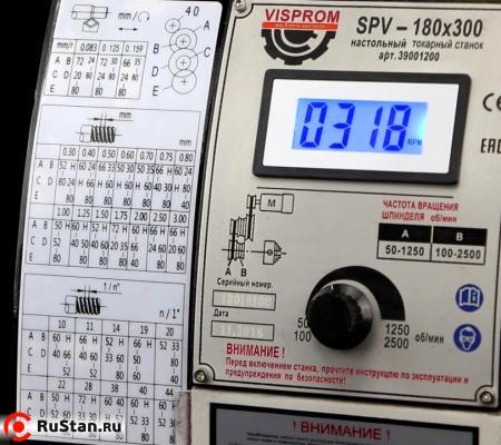 Настольный токарный станок PROMA SPV-180x300 фото №3 Настольный токарный станок PROMA SPV-180x300 фото №3