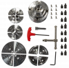 CK-3.75Z/S1 95мм 4-х кулачковый токарный патрон по дереву в наборе миниатюра №1