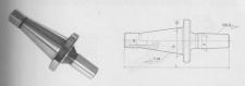 Оправка 7:24 -40 / В18 на внутренний конус сверлильного патрона (на расточ. и фрезер. станки), хв-к ГОСТ 25827 исп.1