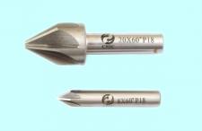 Зенковка d 20,0х28.0х 64 конус  60° dхв=10мм Р18 ц/х Z=6 DIN334A 