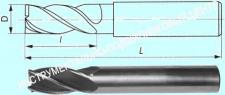 Фреза Концевая d 9,0х38х88 ц/х Р18 Z=3 