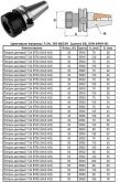 Патрон Цанговый с хв-ком 7:24 - BT40х125 (MAS403) c ЧПУ (М16х2.0) под цанги ЕR25 (BT40-ER25-125) 