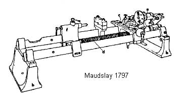 Первый токарный станок для нарезания резьбы