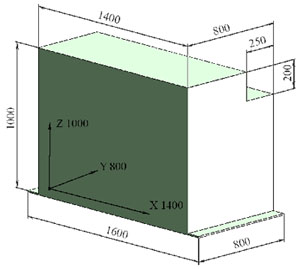Фрезерный обрабатывающий центр с ЧПУ  600V  - Зона резания